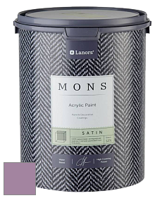 MONS SATIN PAINT – 100% акриловая полуматовая краска, 12% блеска цвет NCS S 3030-R40B 