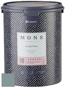 MONS EGGSHELL PAINT – 100% акриловая шелковисто-матовая краска, 7 % блеска цвет NCS S 4010-B30G 