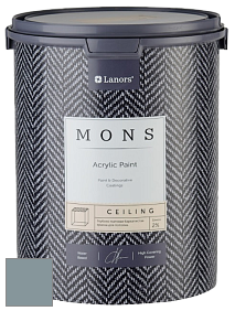 MONS CEILING PAINT – Aбсолютно матовая потолочная краска, 2% блеска цвет NCS S 4010-B10G 
