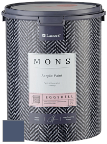 MONS EGGSHELL PAINT – 100% акриловая шелковисто-матовая краска, 7 % блеска цвет MONS 88 Звездное небо