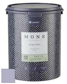 MONS SATIN PAINT – 100% акриловая полуматовая краска, 12% блеска цвет NCS S 2020-R60B 