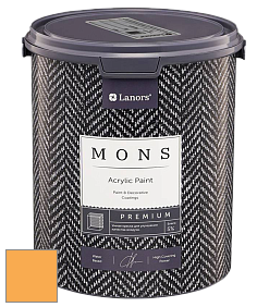 MONS PREMIUM PAINT – 100% акриловая интерьерная краска с шелковистым матовым блеском цвет NCS S 1060-Y20R 