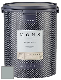 MONS CEILING PAINT – Aбсолютно матовая потолочная краска, 2% блеска цвет NCS S 3005-B80G 