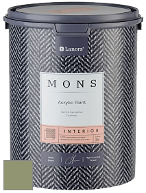 MONS INTERIOR PAINT – 100% акриловая глубоко матовая краска, 3% блеска цвет NCS S 4020-G50Y 
