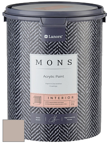 MONS INTERIOR PAINT – 100% акриловая глубоко матовая краска, 3% блеска цвет MONS 23 Капучино