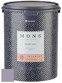 MONS INTERIOR PAINT – 100% акриловая глубоко матовая краска, 3% блеска цвет NCS S 3020-R50B 