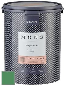 MONS INTERIOR PAINT – 100% акриловая глубоко матовая краска, 3% блеска цвет NCS S 3050-G10Y 