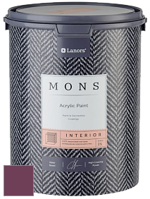 MONS INTERIOR PAINT – 100% акриловая глубоко матовая краска, 3% блеска цвет NCS S 5040-R30B 