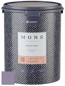 MONS INTERIOR PAINT – 100% акриловая глубоко матовая краска, 3% блеска цвет MONS 41 Шафран
