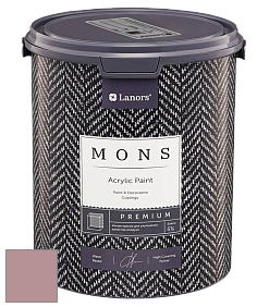 MONS PREMIUM PAINT – 100% акриловая интерьерная краска с шелковистым матовым блеском цвет NCS S 3020-R10B 