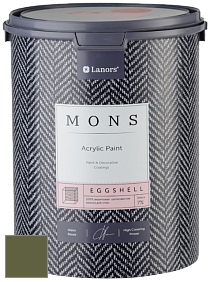 MONS EGGSHELL PAINT – 100% акриловая шелковисто-матовая краска, 7 % блеска цвет NCS S 6030-G50Y 