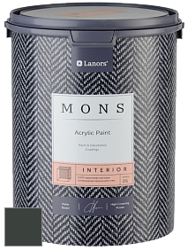 MONS INTERIOR PAINT – 100% акриловая глубоко матовая краска, 3% блеска цвет NCS S 8505-G 