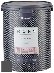 MONS EGGSHELL PAINT – 100% акриловая шелковисто-матовая краска, 7 % блеска цвет MONS 90 Камень