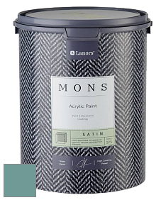 MONS SATIN PAINT – 100% акриловая полуматовая краска, 12% блеска цвет MONS 245 Игра