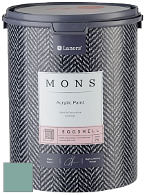 MONS EGGSHELL PAINT – 100% акриловая шелковисто-матовая краска, 7 % блеска цвет NCS S 3020-B70G 
