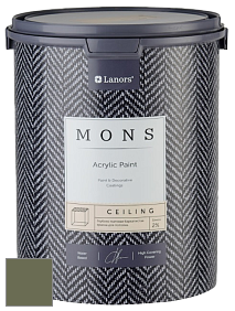 MONS CEILING PAINT – Aбсолютно матовая потолочная краска, 2% блеска цвет NCS S 6020-G50Y 
