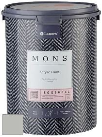 MONS EGGSHELL PAINT – 100% акриловая шелковисто-матовая краска, 7 % блеска цвет NCS S 2502-G50Y 