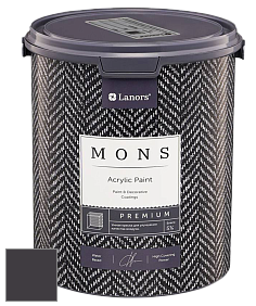MONS PREMIUM PAINT – 100% акриловая интерьерная краска с шелковистым матовым блеском цвет NCS S 8505-R50B 