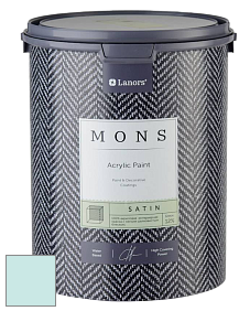MONS SATIN PAINT – 100% акриловая полуматовая краска, 12% блеска цвет NCS S 0515-B50G 