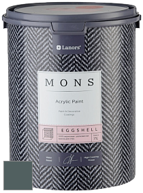 MONS EGGSHELL PAINT – 100% акриловая шелковисто-матовая краска, 7 % блеска цвет NCS S 7010-B50G 