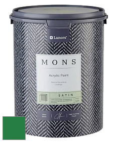 MONS SATIN PAINT – 100% акриловая полуматовая краска, 12% блеска цвет NCS S 3065-G10Y 