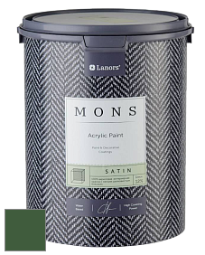 MONS SATIN PAINT – 100% акриловая полуматовая краска, 12% блеска цвет NCS S 5540-G20Y 