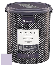 MONS PREMIUM PAINT – 100% акриловая интерьерная краска с шелковистым матовым блеском цвет NCS S 1020-R50B 