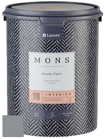 MONS INTERIOR PAINT – 100% акриловая глубоко матовая краска, 3% блеска цвет NCS S 4502-B 