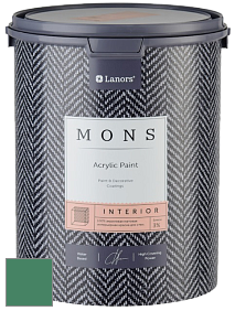 MONS INTERIOR PAINT – 100% акриловая глубоко матовая краска, 3% блеска цвет NCS S 4040-G 