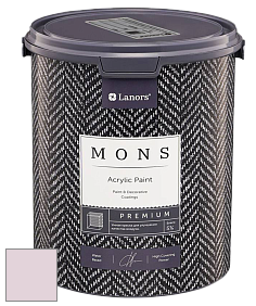 MONS PREMIUM PAINT – 100% акриловая интерьерная краска с шелковистым матовым блеском цвет NCS S 1010-R30B 