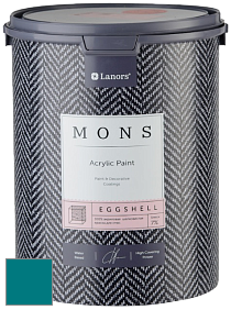 MONS EGGSHELL PAINT – 100% акриловая шелковисто-матовая краска, 7 % блеска цвет NCS S 4050-B30G 