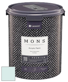 MONS PREMIUM PAINT – 100% акриловая интерьерная краска с шелковистым матовым блеском цвет NCS S 0510-B50G 