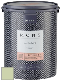 MONS INTERIOR PAINT – 100% акриловая глубоко матовая краска, 3% блеска цвет NCS S 1020-G40Y 