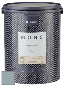 MONS CEILING PAINT – Aбсолютно матовая потолочная краска, 2% блеска цвет NCS S 3010-B10G 