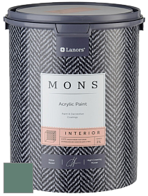 MONS INTERIOR PAINT – 100% акриловая глубоко матовая краска, 3% блеска цвет NCS S 5020-B90G 
