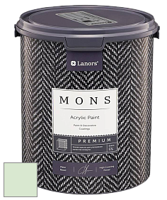 MONS PREMIUM PAINT – 100% акриловая интерьерная краска с шелковистым матовым блеском цвет NCS S 0515-G20Y 