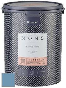 MONS INTERIOR PAINT – 100% акриловая глубоко матовая краска, 3% блеска цвет NCS S 3030-R90B 