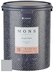 MONS INTERIOR PAINT – 100% акриловая глубоко матовая краска, 3% блеска цвет NCS S 2502-B 
