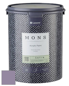 MONS SATIN PAINT – 100% акриловая полуматовая краска, 12% блеска цвет MONS 41 Шафран