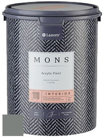 MONS INTERIOR PAINT – 100% акриловая глубоко матовая краска, 3% блеска цвет NCS S 5502-G 