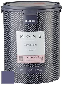 MONS EGGSHELL PAINT – 100% акриловая шелковисто-матовая краска, 7 % блеска цвет NCS S 5030-R60B 