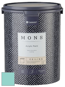 MONS CEILING PAINT – Aбсолютно матовая потолочная краска, 2% блеска цвет NCS S 1030-B60G 