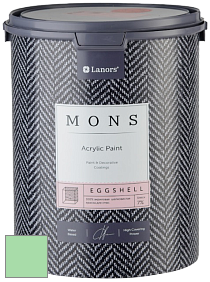 MONS EGGSHELL PAINT – 100% акриловая шелковисто-матовая краска, 7 % блеска цвет NCS S 0540-G10Y 