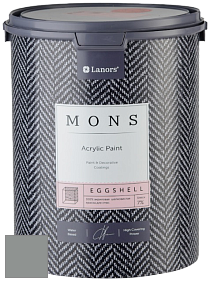 MONS EGGSHELL PAINT – 100% акриловая шелковисто-матовая краска, 7 % блеска цвет NCS S 4502-G 