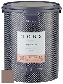 MONS INTERIOR PAINT – 100% акриловая глубоко матовая краска, 3% блеска цвет NCS S 5010-Y70R 