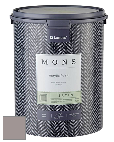 MONS SATIN PAINT – 100% акриловая полуматовая краска, 12% блеска цвет NCS S 4005-R 