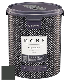 MONS PREMIUM PAINT – 100% акриловая интерьерная краска с шелковистым матовым блеском цвет NCS S 8505-G20Y 