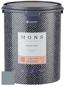 MONS INTERIOR PAINT – 100% акриловая глубоко матовая краска, 3% блеска цвет NCS S 4010-B10G 