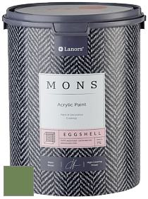 MONS EGGSHELL PAINT – 100% акриловая шелковисто-матовая краска, 7 % блеска цвет NCS S 4040-G30Y 