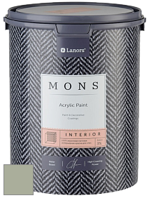 MONS INTERIOR PAINT – 100% акриловая глубоко матовая краска, 3% блеска цвет NCS S 3010-G40Y 